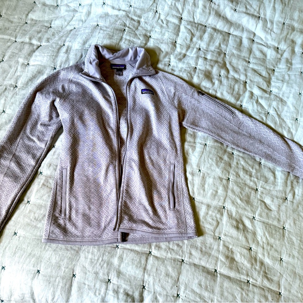 Patagonia Woman Better Sweater® Fleece Jacket Jacquard Knit full Zip Up jacket